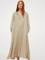 Long-sleeve Maxi Dress